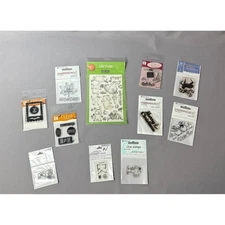 Lot of 11 Clear Stamps Holiday Seasonal Themes Hero Arts Stampology Studio G New