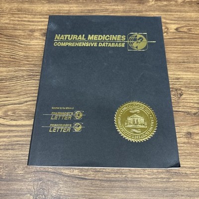 Natural Medicines Comprehensive Database Book Softcover 1999