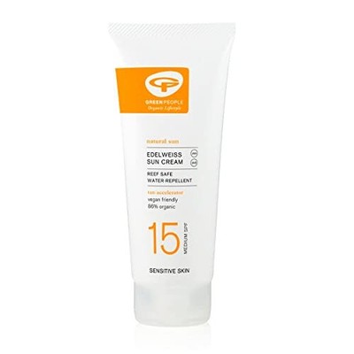 Edelweiss Sonnencreme mit Bräunungsbeschleuniger - LSF15 - natürlich UK