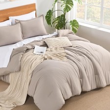 King Size Comforter Set - 7 Pieces Bed in a Bag King Bedding Comforter Sets O...