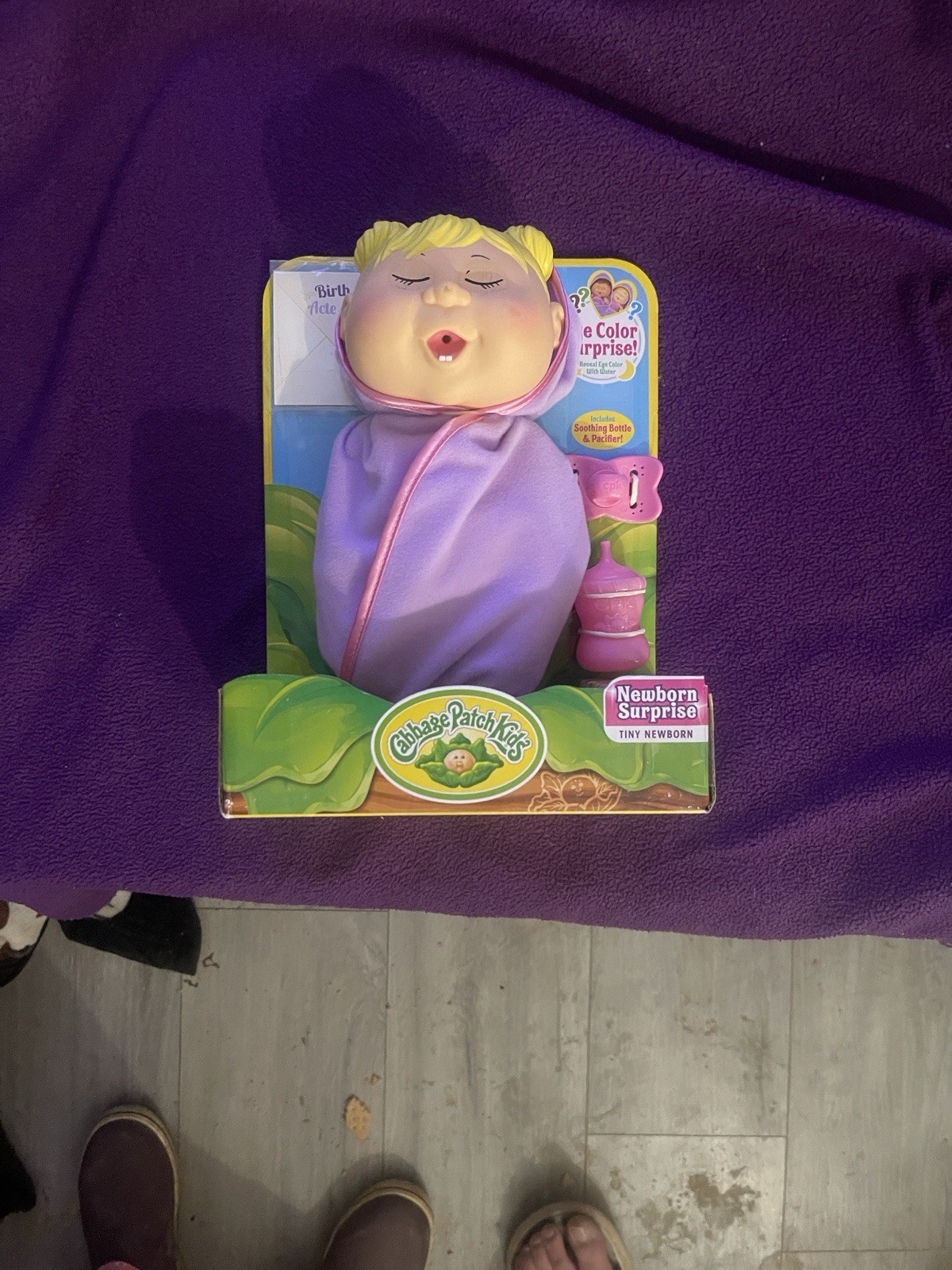 Cabbage Patch Kids Tiny Newborn Doll Eye Color Surprise