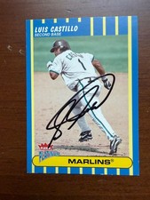 Signed 2003 Fleer Platinum - Luis Castillo