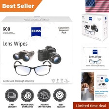 Gentle 600 Count Pre-Moistened Eyewear Cleaning Wipes for All Optical Surfaces