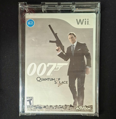 Activision 007: Quantum of Solace Nintendo Wii T Shooter James Bond 007 Wi-Fi