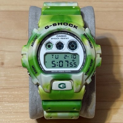 Casio G-Shock DW-6900JC-3 Jammin Colors Series Green LCD Mens