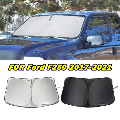 For Ford F250 Car Windshield Cover Sun Visor Shade Foldable UV Shield Screen
