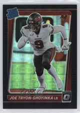 2021 Donruss Optic Rated Rookie Black Pandora Prizm 4/25 Joe Tryon-Shoyinka 0z8s