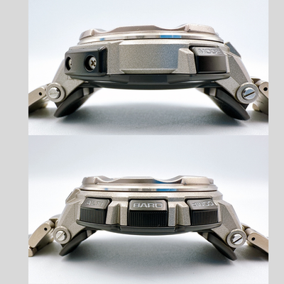 CASIO PROTREK PRO TREK PRW-2500T Titanium Band Qz Silver Watch in