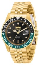 Invicta Pro Diver Men's 40mm Gold Stainless Steel Black Dial Quartz Watch 36041