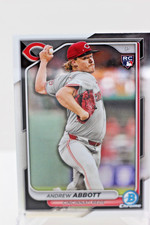 2024 Bowman Chrome - Andrew Abbott #79 Cincinnati Reds Rookie Card (RC). rookie card picture
