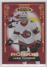 2021-22 Upper Deck Stature Rookies Red 67/75 Lassi Thomson #124 2vh