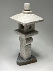Zen Granite Pink Oribe Stone Lantern Toro Japan Garden Statue