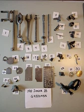 1910 *U PICK* Singer 28 128 Sewing Machine Parts 3/4 Electric Modified Antique