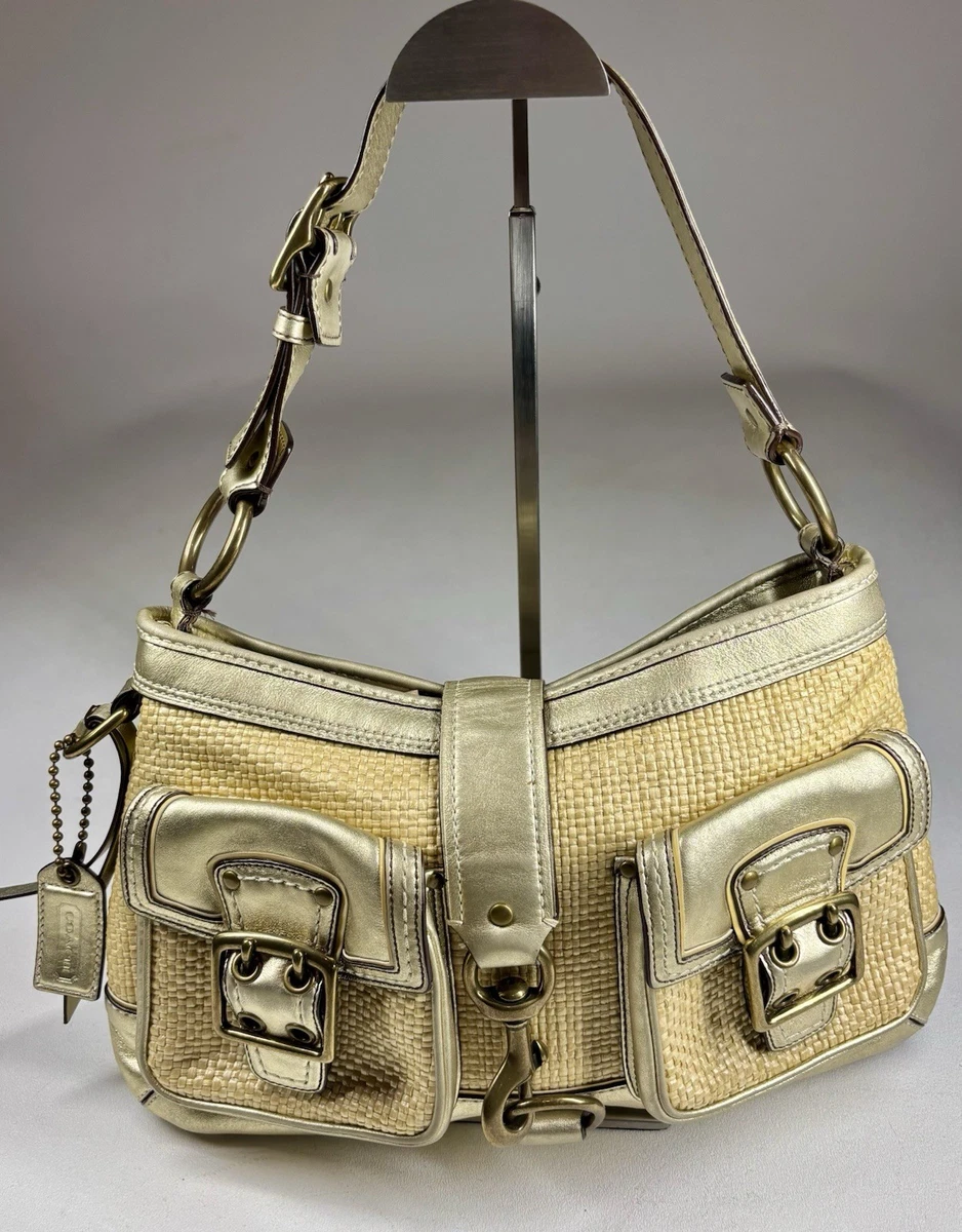 Coach Legacy Shoulder Bag Women's Straw Exterior Bags & Handbags