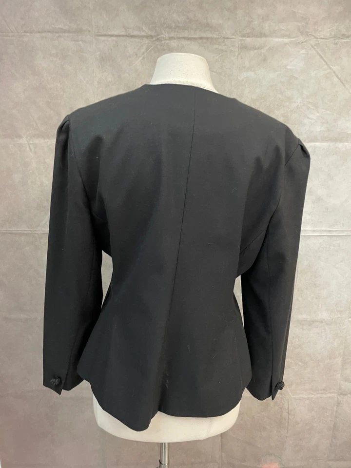 Blazer negro para mujer Executive Collection talla 16P Foto 3 de 4