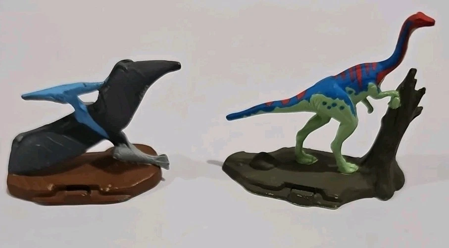 1993 Литой Металл Парк Юрского периода Птеранодон и Галлимимус UCS & AMBLIN 2" Высота  - Изображение 2 из 4
