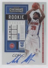 2020-21 Panini Contenders Rookie Ticket Premium Edition Isaiah Stewart Auto 04cs