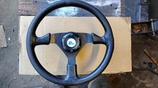 Momo Race Type V36 Steering Wheel Black With Ef Adapter For 88-91 Crx Civic Ef Momo Race Type V36 Steering Wheel Black With Ef Adapter For 88-91 Crx Civic Ef