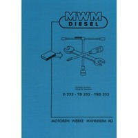 Mwm Dieselschlepper Motor D232 TD232 TBD232 Traktor Werkstatthandbuch