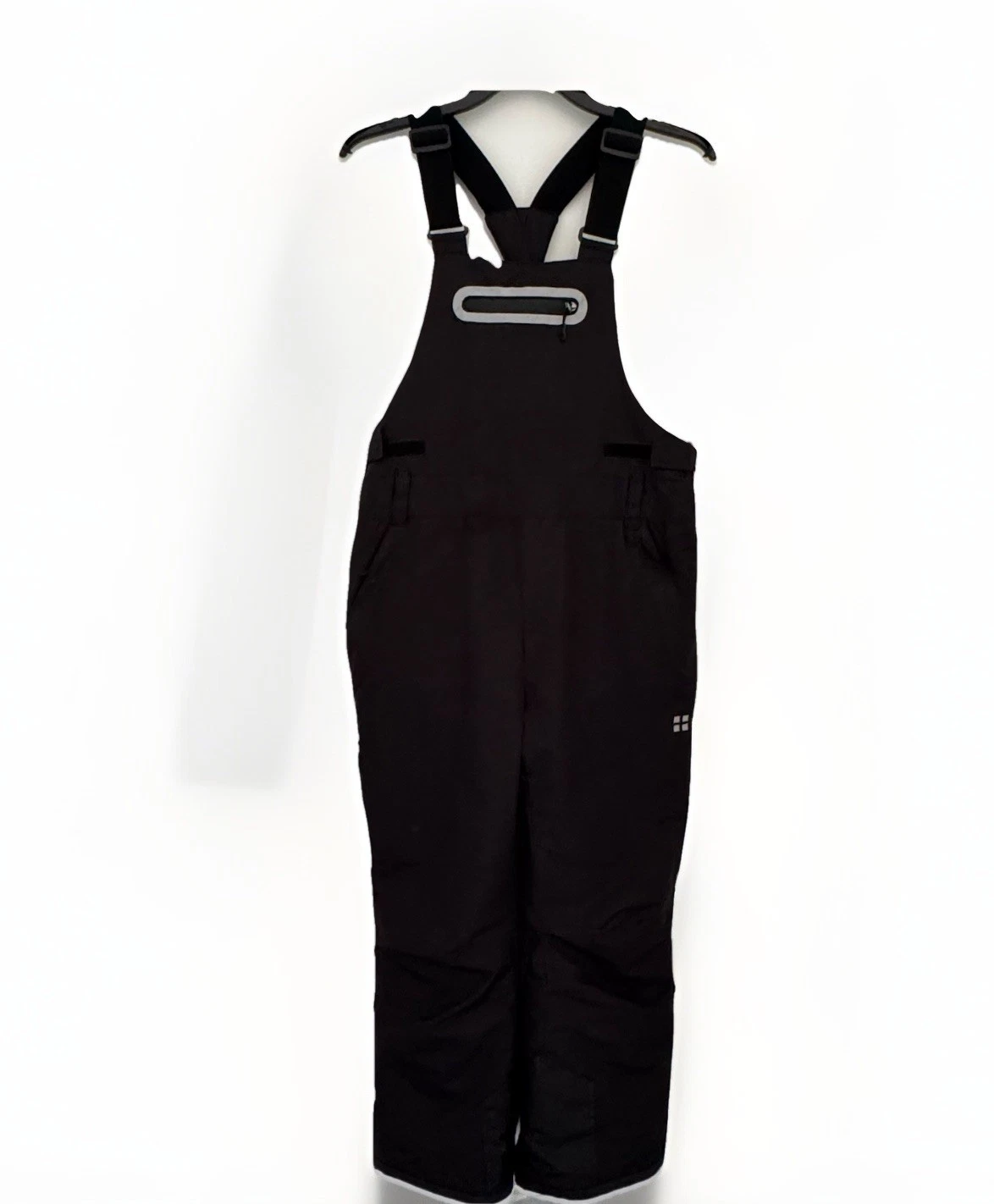 SWISS ALPS Bib Pants Youths L 14/16 Black Adjustable Straps Winter Snow/Skiwear