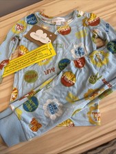 angel Dear Bamboo Long Sleeve Pajama Set , Size 6-12M