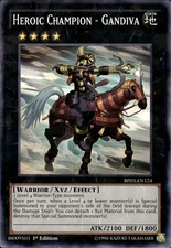 Heroischer Champion - Gandiva - Shatterfoil 1. Auflage BP03-DE124 - NM - YuGiOh