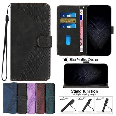 For Samsung Galaxy A14 A13 A12 M12 5G 4G PU Leather Flip Wallet Phone Case Cover