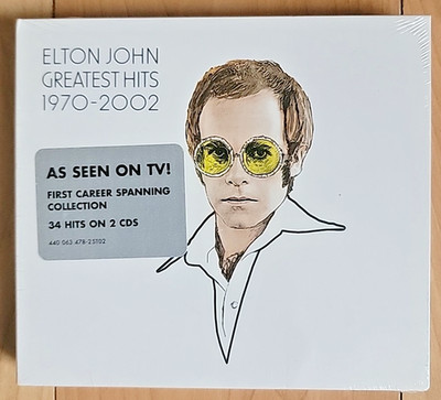 Elton John: Greatest Hits 2-CDs 1970-2002 by Elton John (CD NEW Factory Sealed)