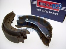 REAR BRAKE SHOES SET OF 4 for CITROEN BERLINGO MK1 1996 - 2008 BORG & BECK