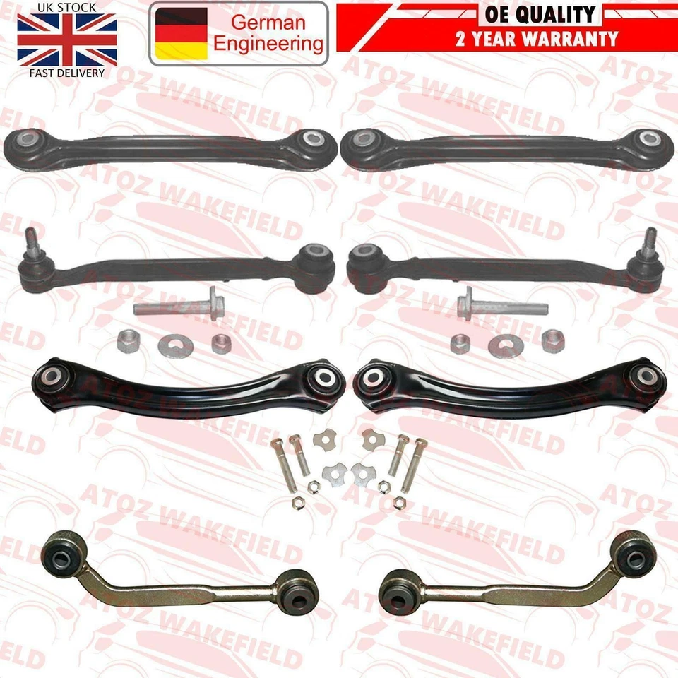 Per Mercedes CLK Posteriore Asse Inferiore Superiore Braccio Forcella Kit Set - Immagine 2 di 2