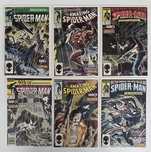 SPIDER-MAN: KRAVEN'S LAST HUNT #1-6 FULL RUN Web of 31 34 Amazing 293 294 NM