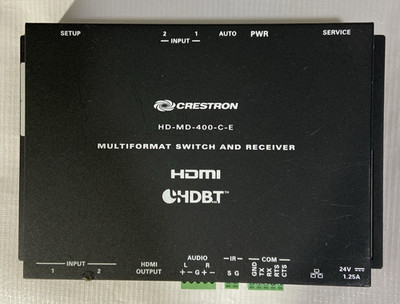 Crestron HD-MD-400-C-E  Multiformat Switch And Receiver / HDMI / HDBT