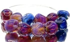 Handmade Lampwork Glass Beads From Silver Glass Tamara Yarilo Brand 2 pcs