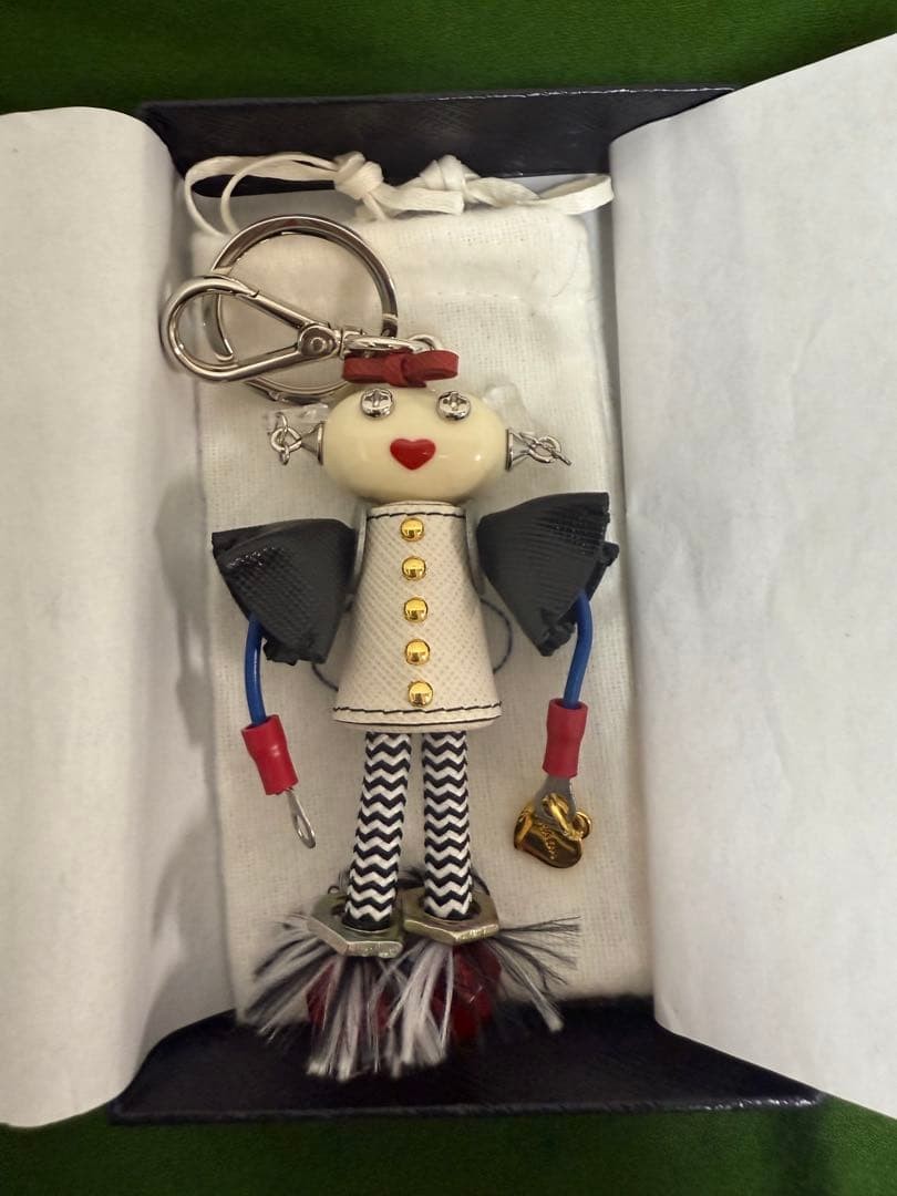 Rare PRADA Prada Robot Keychain Charm Marisaffiano | eBay