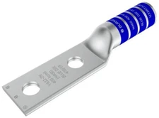 Burndy YA322N, 400 KCMIL Str Copper, 1/2" 2-Hole, Compression Cable Lug, 1 pc