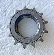 ACS CROSSFIRE 13-TOOTH SINGLE SPEED FREEWHEEL COG 1/8 - 3/32 104 GRAMS
