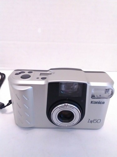 Konica Z-UP 60 Auto Fecha Título DX 35 mm Cámara Zoom 35-60 mm Estuche Correa Automática - Imagen 2 de 9