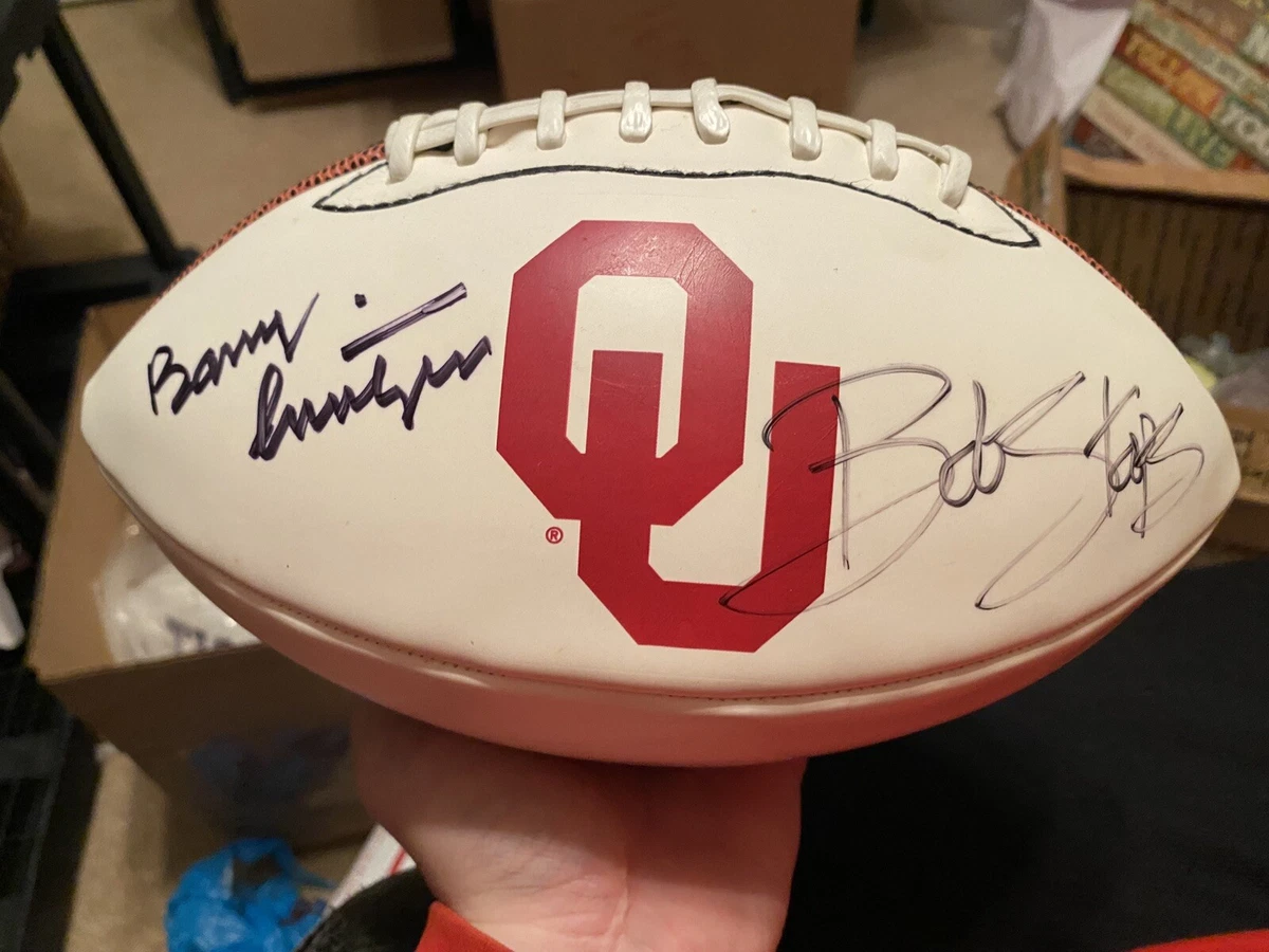 Oklahoma Sooners Signed Football In Ncaa Autographed Footballs for  display picture 1