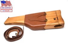 WW2 WWII C96 BROOM HANDLE LEATHER HOLSTER AND STOCK US Seller