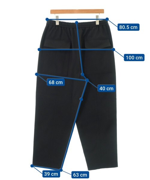 JIL SANDER Pants (Other) Black 50(Approx. XL) 2200418259252 JIL SANDER Pants (Other) Black 50(Approx. XL) 2200418259252
