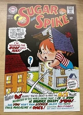 SUGAR AND SPIKE #75 comic art original cover proof MENTAL POWER mayer 1968