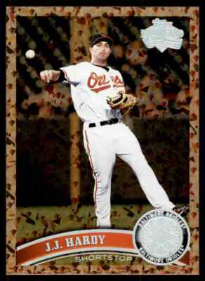 2011 Topps Update Cognac Diamond J.J. Hardy #US239 Baltimore Orioles