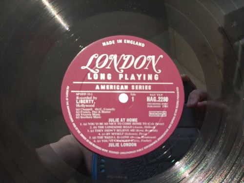 JULIE LONDON Julie...At Home LP UK LONDON HA-G 2280 EX+ VISUAL/Cover EX - Picture 12 of 18