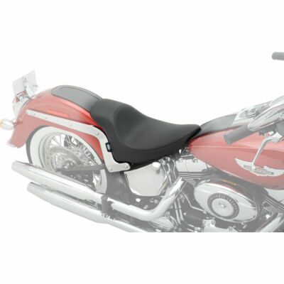 Drag Specialties EZ Mount Smooth Solo Seat 2000-17 Harley FLSTS 05-17 FLSTN /C
