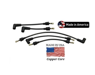 Copper core Spark plug wire set Ford 4 Cyl Tractor 1953-64 
