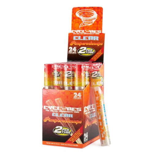 Cyclones Pimperschnapps Flavored Toasted Clear Cones – 6 Tubes, 2 Cones Per Tube - Picture 22 of 24