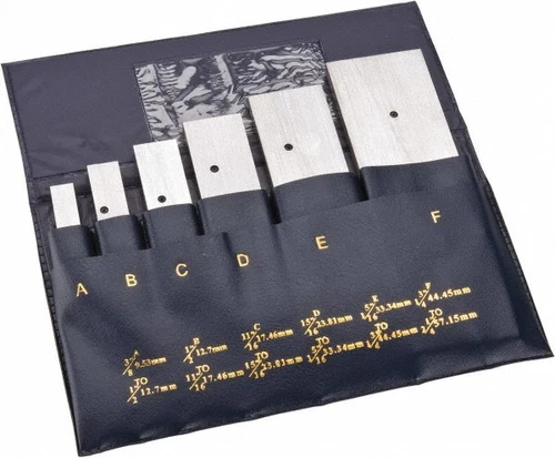 3/8 to 2-1/4" Adjustable Parallel Set 5-1/16" Long, 9/32" Thick, 6 Pieces