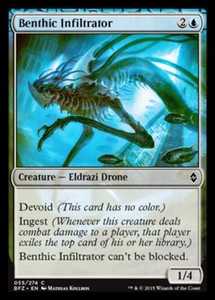 Benthic Infiltrator x4 - Battle for Zendikar - NM-Mint, English - Battle for Zen