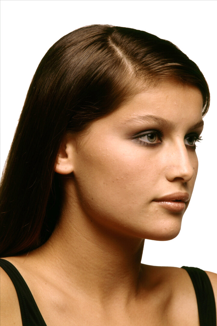 Laetitia Casta French Model Beautiful Face Profile Art Wall Room