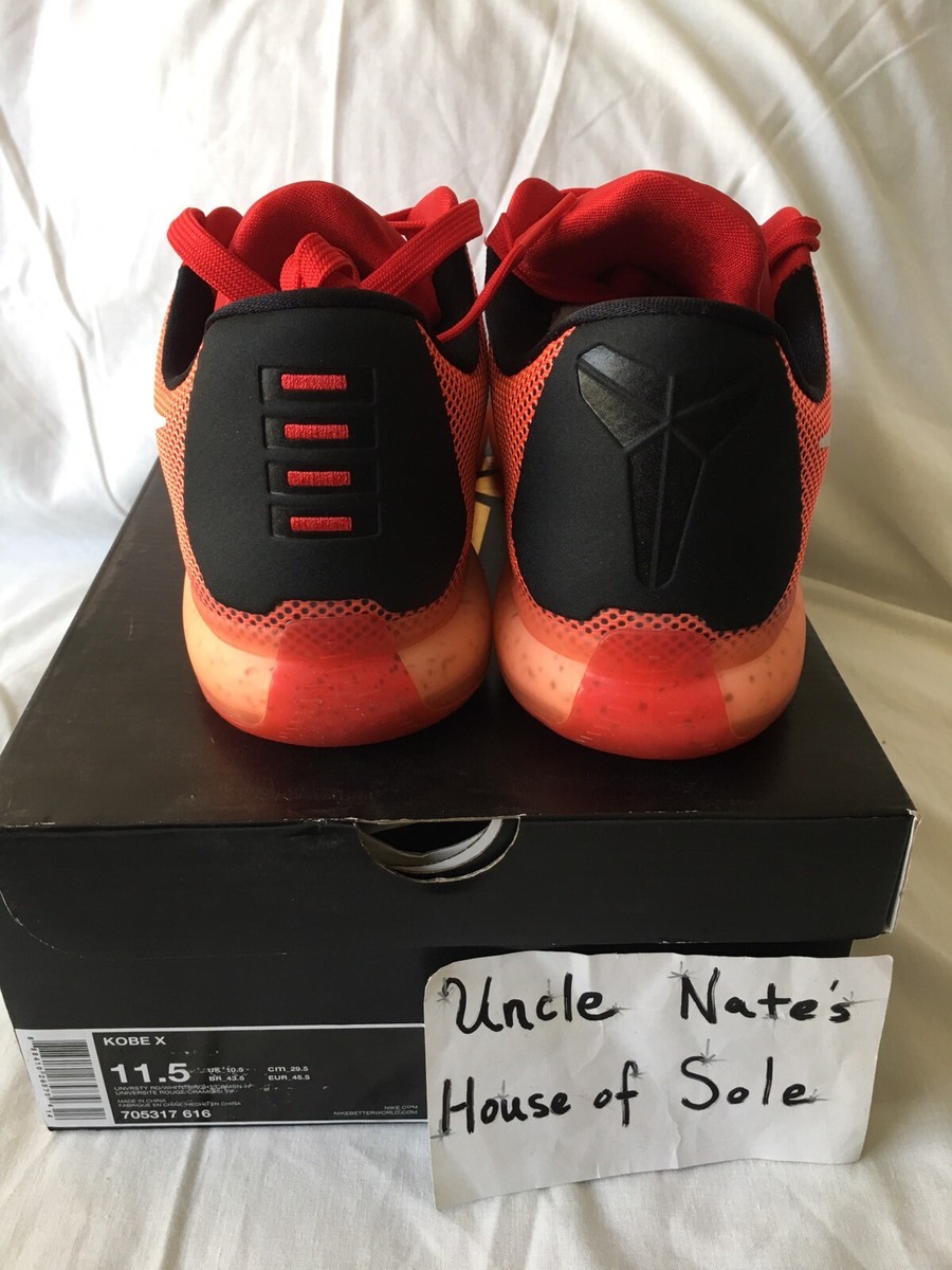 Nike Kobe X 10 2015 'Hot Lava' OG, Size 11.5, DS | eBay